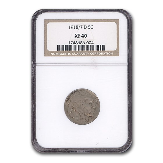 1918/7-D Buffalo Nickel XF-40 NGC 1918/7-D Buffalo Nickel XF-40 NGC